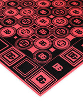 Twill scarf with DG logo print (90 x 90) - | Dolce & Gabbana