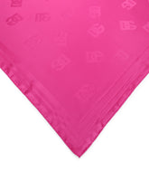 Twill jacquard scarf with DG logo (90 x 90) - | Dolce & Gabbana