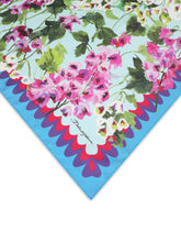 Bluebell-print twill scarf (90 x 90) - | Dolce & Gabbana