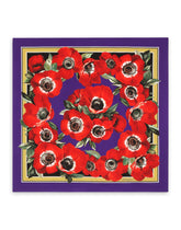 Garden-print twill scarf (90 x 90) - | Dolce & Gabbana