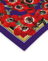 Garden-print twill scarf (90 x 90) - | Dolce & Gabbana