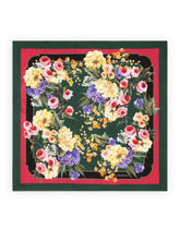 Garden-print twill scarf (90 x 90) - | Dolce & Gabbana