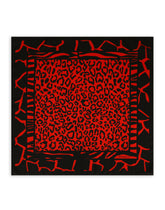 Leopard-print twill scarf (90 x 90) - | Dolce & Gabbana