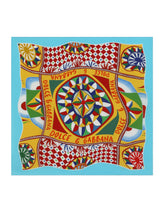 Carretto-print twill scarf (90x90) - | Dolce & Gabbana