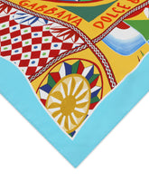 Carretto-print twill scarf (90x90) - | Dolce & Gabbana