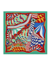 Carretto-print twill scarf (90x90) - | Dolce & Gabbana