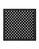 Polka-dot cotton scarf (90x90) - | Dolce & Gabbana