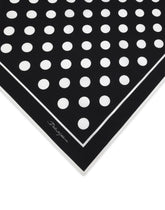 Polka-dot cotton scarf (90x90) - | Dolce & Gabbana