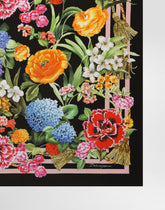 Floral-print silk twill foulard (90x90) - | Dolce & Gabbana