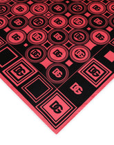 Twill scarf with DG logo print (70 x 70) - | Dolce & Gabbana