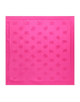 Twill jacquard scarf with DG logo (70 x 70) - | Dolce & Gabbana