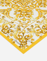 Majolica-print twill scarf (70 x 70) - | Dolce & Gabbana