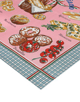 Wine-print twill scarf (70 x 70) - | Dolce & Gabbana