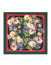 Garden-print twill scarf (70 x 70) - | Dolce & Gabbana