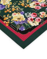 Garden-print twill scarf (70 x 70) - | Dolce & Gabbana