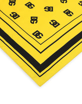 Twill scarf with all-over DG logo print (70 x 70) - | Dolce & Gabbana