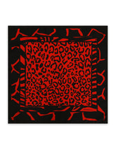 Leopard-print twill scarf (70 x 70) - | Dolce & Gabbana