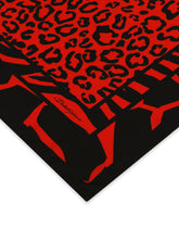 Leopard-print twill scarf (70 x 70) - | Dolce & Gabbana