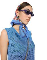 Carretto-print twill scarf (70x70) - | Dolce & Gabbana