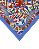 Carretto-print twill scarf (70x70) - | Dolce & Gabbana