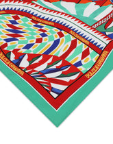 Carretto-print twill scarf (70x70) - | Dolce & Gabbana