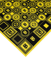 Twill scarf with DG logo print (50 x 50) - | Dolce & Gabbana