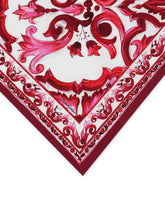 Majolica-print twill scarf (50 x 50) - | Dolce & Gabbana