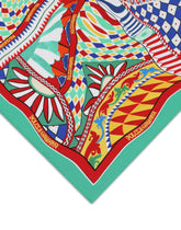 Carretto-print twill scarf (50 x 50) - | Dolce & Gabbana