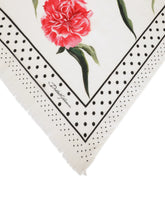 Poppy-print modal and cashmere scarf - | Dolce & Gabbana