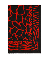 Giraffe-print modal and cashmere scarf - | Dolce & Gabbana