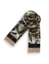 MODAL AND CASHMERE SCARF WITH GRAPE PRINT: 135 X 200CM- 53 x 78 INCHES - | Dolce & Gabbana