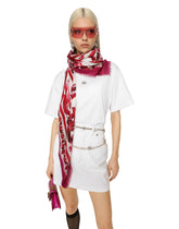 Majolica-print modal and cashmere square scarf (140 x 140) - | Dolce & Gabbana