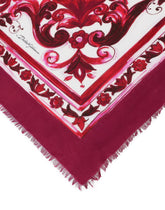 Majolica-print modal and cashmere square scarf (140 x 140) - | Dolce & Gabbana