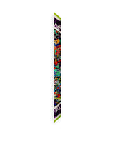 Twill headscarf with dripping print and DG logo - | Dolce & Gabbana