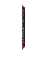 Rose-print twill headscarf - | Dolce & Gabbana