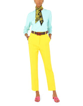 Twill headscarf with DG logo print - | Dolce & Gabbana