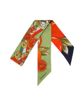 Citrus-print twill headscarf - | Dolce & Gabbana