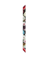 Twill headscarf with vintage rose print (6 x 100) - | Dolce & Gabbana