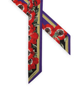 Garden-print twill headscarf (6 x 100) - | Dolce & Gabbana