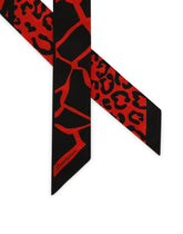 Giraffe-print twill headscarf - | Dolce & Gabbana