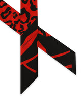 Leopard-print twill headscarf - | Dolce & Gabbana