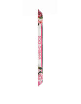Rose-print twill headscarf (6x100) - | Dolce & Gabbana