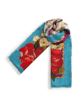 Scarf in modal and cashmere with Silk road print: 140 x 140cm- 55 x 55 inches - | Dolce & Gabbana