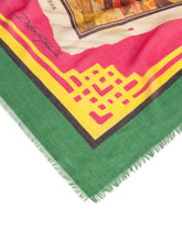 Scarf in modal and cashmere with Silk road print: 140 x 140cm- 55 x 55 inches - | Dolce & Gabbana