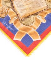Scarf in modal and cashmere with Silk road print: 140 x 140cm- 55 x 55 inches - | Dolce & Gabbana