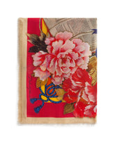 Scarf in modal and cashmere with Silk road print: 140 x 140cm- 55 x 55 inches - | Dolce & Gabbana