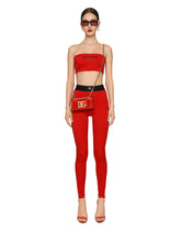 Spandex jersey leggings with elasticated band DGVIB3 - | Dolce & Gabbana