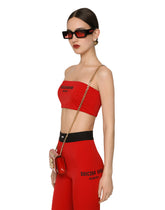 Spandex jersey leggings with elasticated band DGVIB3 - | Dolce & Gabbana