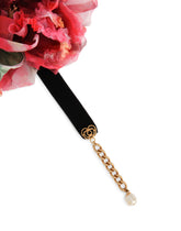 Silk choker with flower - | Dolce & Gabbana