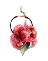 Silk choker with flower - | Dolce & Gabbana